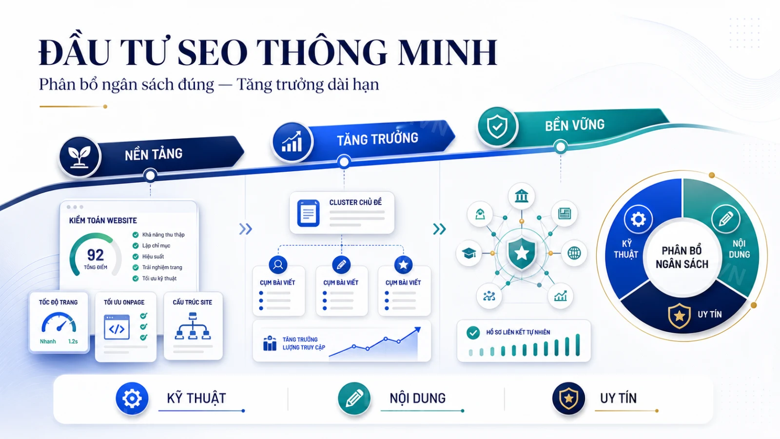 Các yếu tố quyết định chi phí dịch vụ SEO tổng thể