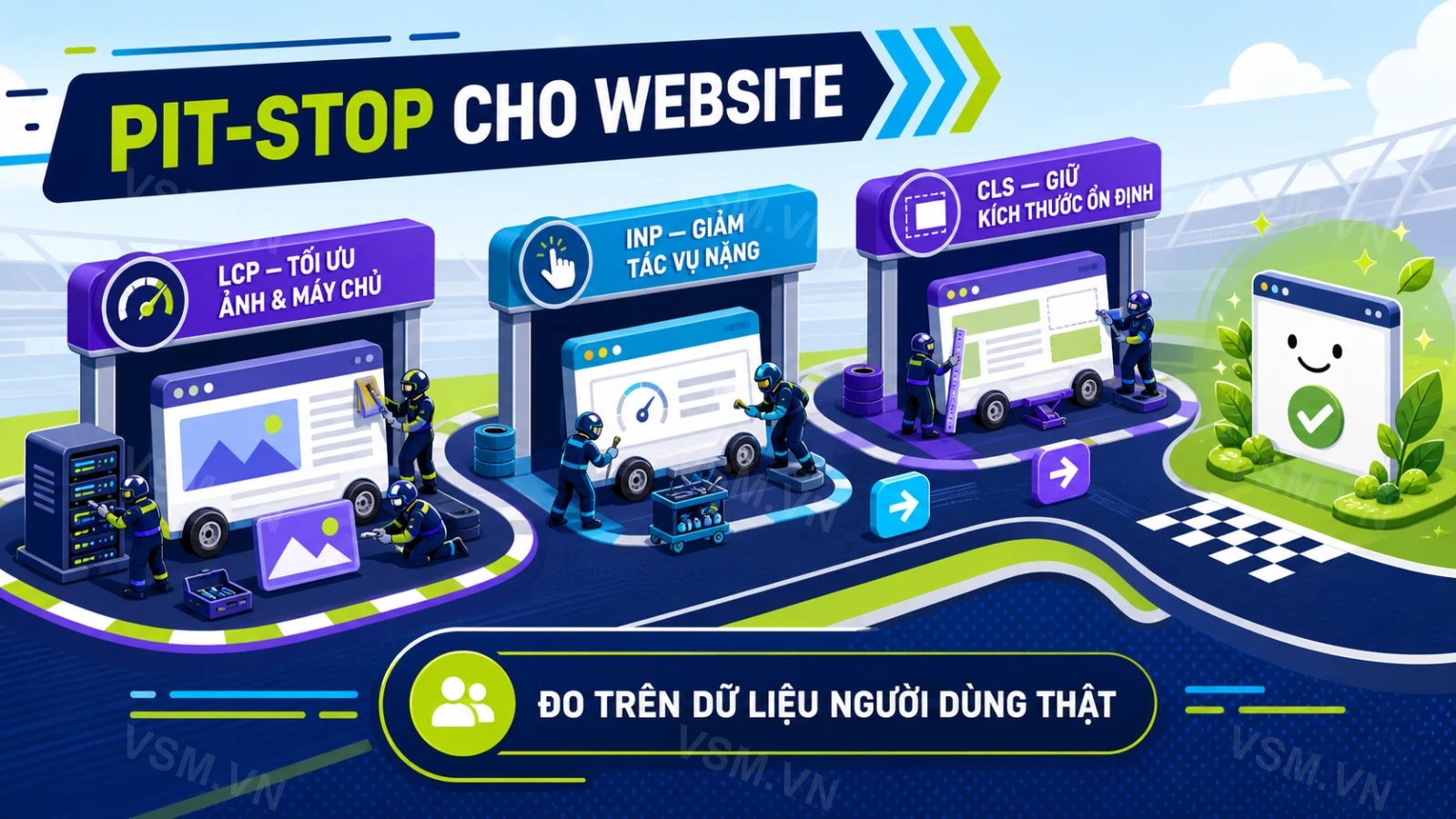 Core Web Vitals: cách tối ưu tốc độ website để lên top