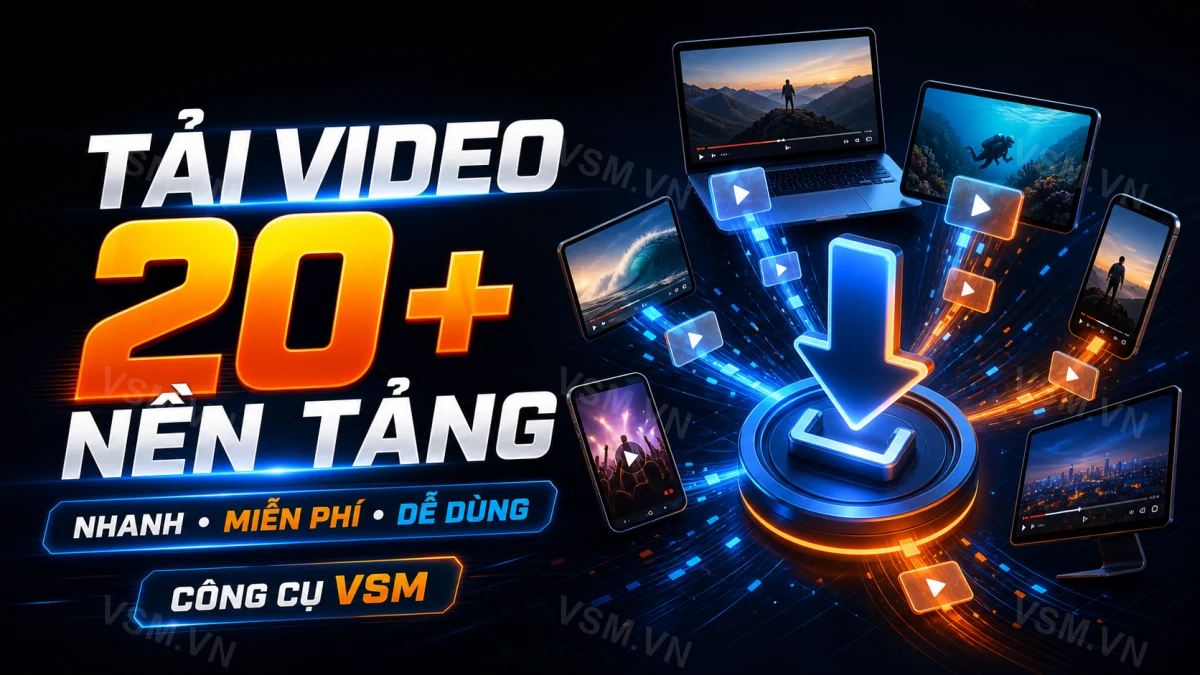 Guide to Download Videos from 20+ Platforms Using VSM's Free Tool