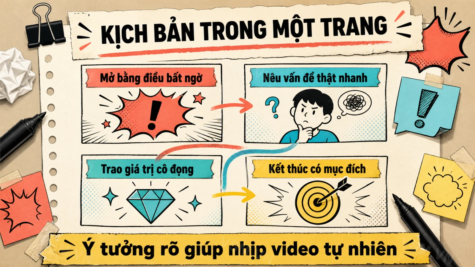Cách viết kịch bản video TikTok triệu view