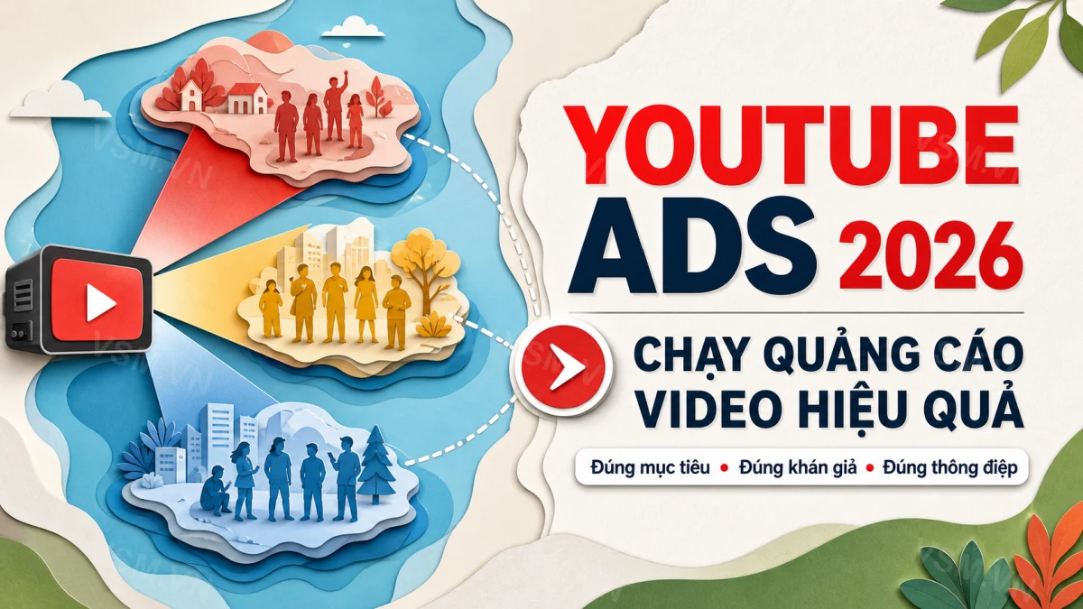 YouTube Ads: hướng dẫn chạy quảng cáo video 2026